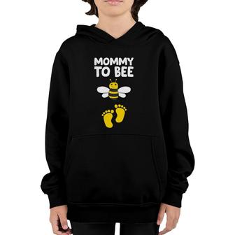 Funny Bee Lover Mommy To Bee Pregnancy Youth Hoodie | Mazezy