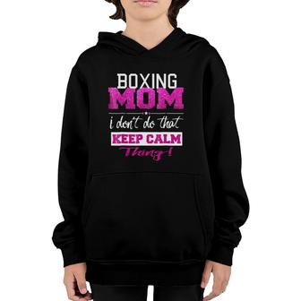 Funny Boxing Mom Best Mother Youth Hoodie | Mazezy