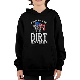 Funny Dirt Racing Gift For Men Women Cool Dirt Track Racing Youth Hoodie | Mazezy