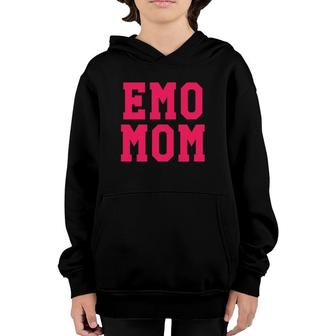 Funny Emo Mom Goth Punk Mother's Day Youth Hoodie | Mazezy