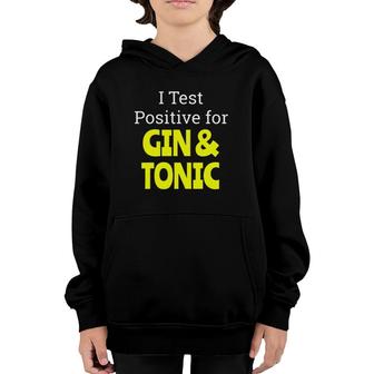 Funny Gin And Tonic Gift Youth Hoodie | Mazezy