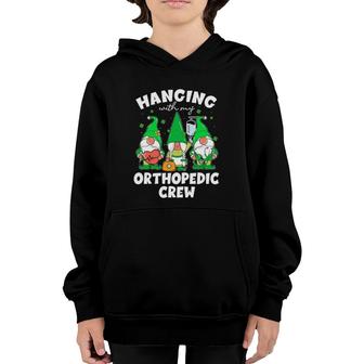 Funny Gnome Hanging With Orthopedic Nurse St Patricks Day Youth Hoodie | Mazezy