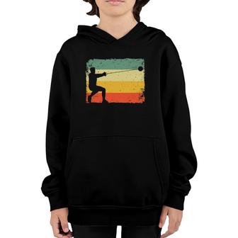 Funny Hammer Track And Field Design Men Women Hammer Thrower Youth Hoodie | Mazezy