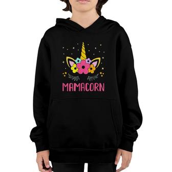 Funny Mamacorn Unicorn Costume Mom Mother's Day Youth Hoodie | Mazezy