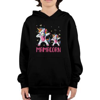 Funny Mamacorn Unicorn Costume Mom Mother's Day Youth Hoodie | Mazezy