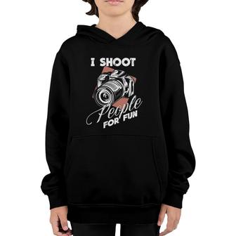 Funny Photography Lover Camera Photography Fun Photographer Youth Hoodie | Mazezy