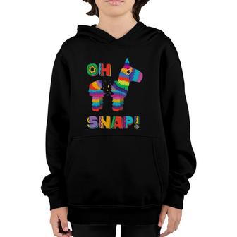 Funny Pinata Oh Snapcinco De Mayo Mexican Party Tee Youth Hoodie | Mazezy