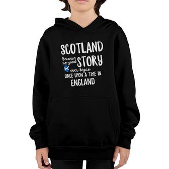 Funny Scottish Heart Tee For Scot Who Loves Scotland Gift Youth Hoodie | Mazezy