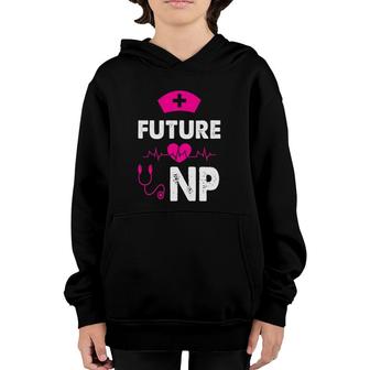 Future Np Nurse Gift Funny Nurse Practitioner Youth Hoodie | Mazezy