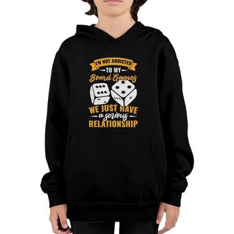 Game Night Adults Not Addicted To My Board Games Youth Hoodie | Mazezy