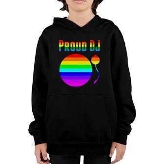 Gay Pride Proud Dj Gay Lesbian Trans Lgbtq Youth Hoodie | Mazezy