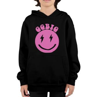 Gbig Big Little Sorority Reveal Smily Face Funny Cute Gg Big Youth Hoodie | Mazezy