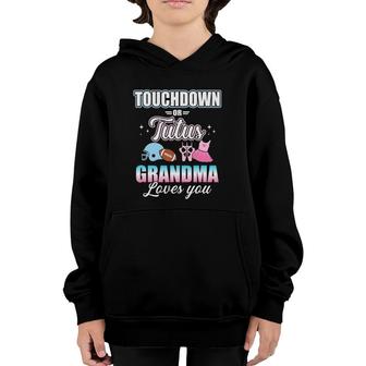 Gender Reveal Touchdowns Tutus Grandma Matching Baby Party Youth Hoodie | Mazezy