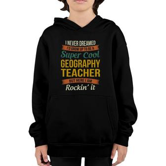 Geography Teacher Gifts Funny Appreciation Youth Hoodie | Mazezy