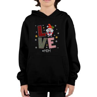 Gnome Love Valentine's Day Mom Christmas For Mother Youth Hoodie | Mazezy