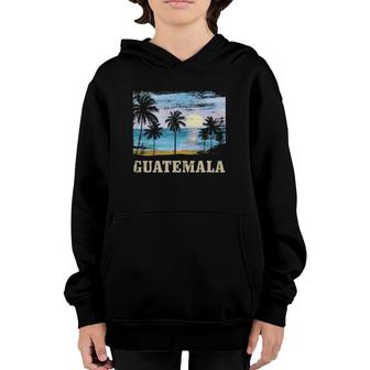 Guatemala Vintage Surfer Guatemalan Beach Souvenir Youth Hoodie | Mazezy
