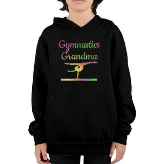 Gymnastics Grandma Gymnast Tee Grandmother Gigi Mimi Youth Hoodie | Mazezy