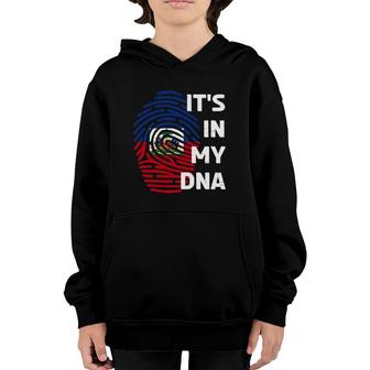 Haiti It's In My Dna For A American Flag Haiti Youth Hoodie | Mazezy