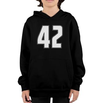Halloween Group Costume 42 Sports Jersey Number 42 Gift Youth Hoodie | Mazezy AU