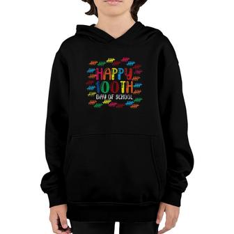 Happy 100Th Day Of School Funny 100 Days Of School Youth Hoodie | Mazezy