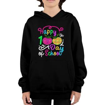 Happy 100Th Day Of School Teachers And Students Youth Hoodie | Mazezy