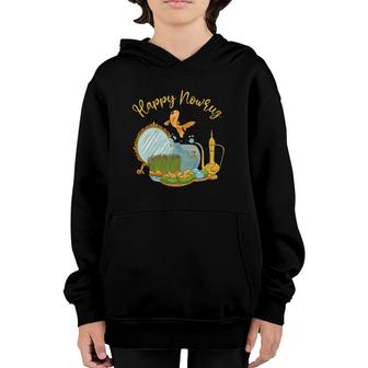 Happy Nowruz Mubarak Kurdistan & Pakistan And Iran New Year Youth Hoodie | Mazezy