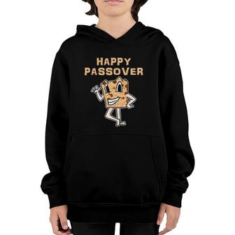 Happy Passover Matzah Funny Pesach Passover Youth Hoodie | Mazezy