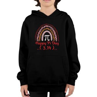 Happy Pi Day 2022 Fun Pi Day 314 Math Teacher Rainbow Youth Hoodie | Mazezy