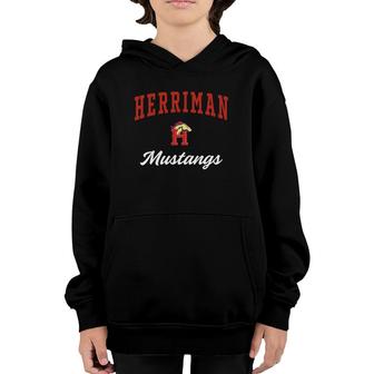 Herriman High School Mustangs C3 Gift Youth Hoodie | Mazezy