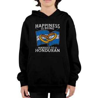 Honduran Marriage Honduras Married Heritage Flag Culture Youth Hoodie | Mazezy