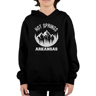 Hot Springs Arkansas Gift Vacation Adventure Youth Hoodie | Mazezy