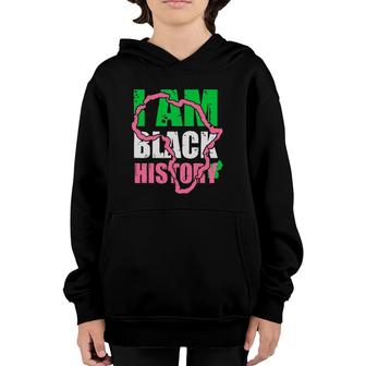 I Am Black History Aka Black History Month 2022 Tee Youth Hoodie | Mazezy