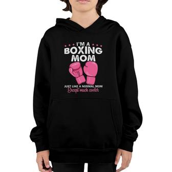 I'm A Boxing Mom Funny Boxer's Mom Tee Mother's Day Youth Hoodie | Mazezy AU