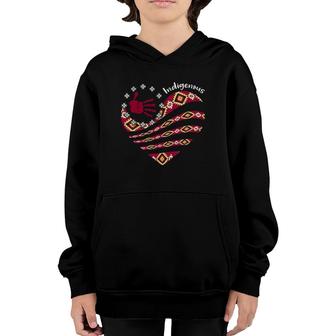 Indigenous Woman Native American Strong Youth Hoodie | Mazezy