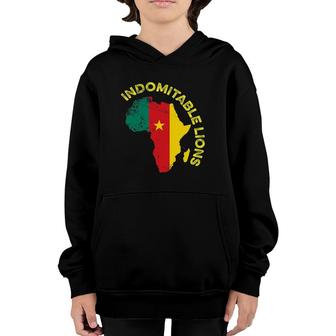 Indomitable Lions Cameroonian Soccer Lover Youth Hoodie | Mazezy