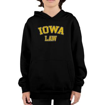 Iowa Law Iowa Bar Graduate Gift Lawyer College Youth Hoodie | Mazezy