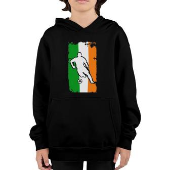 Ireland Soccer Jersey - Irish Flag Football Team Youth Hoodie | Mazezy