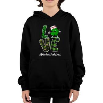 Irish Nurse St Patricks Day Gift Love Medical Assistant Youth Hoodie | Mazezy