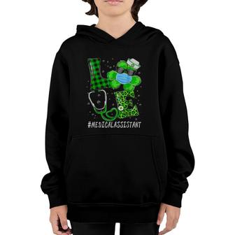 Irish Nurse St Patrick's Day Love Medical Assistant Youth Hoodie | Mazezy