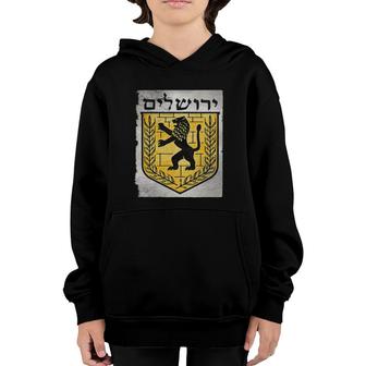 Israel Jerusalem Hebrew Zion Holy Gifts And Apparel Youth Hoodie | Mazezy