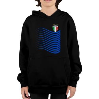 Italy Soccer Jersey Italia Flag Football Gift Youth Hoodie | Mazezy
