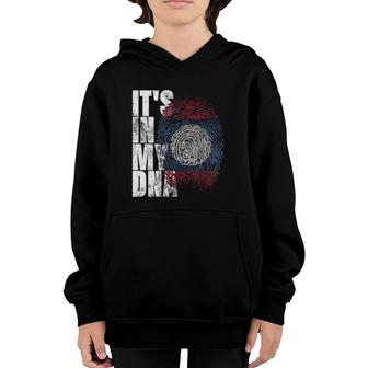 It's In My Dna Laotian Lao Asia Asian Gifts Laos Flag Youth Hoodie | Mazezy
