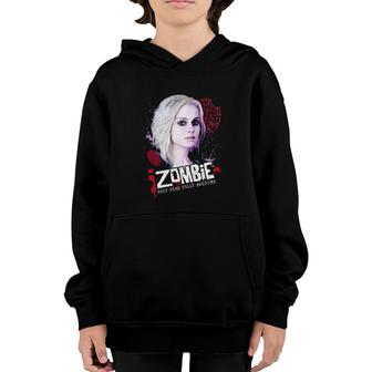 Izombie Liv Half Dead Fully Awesome   Youth Hoodie