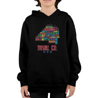 Jacksonville And Duval County Youth Hoodie | Mazezy