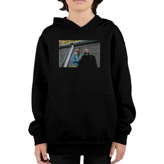 Jay And Silent Bob Photo  Youth Hoodie