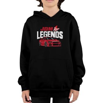 Jdm Legends Car Lover Youth Hoodie | Mazezy