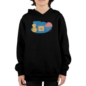 Jellyfish - Peanut Butter And Jelly Youth Hoodie | Mazezy
