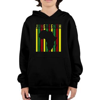 Juneteenth Africa Black Women Independence Day 1865 Youth Hoodie | Mazezy
