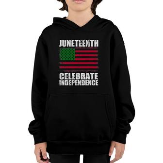Juneteenth African Flag Black Independence Gift Youth Hoodie | Mazezy