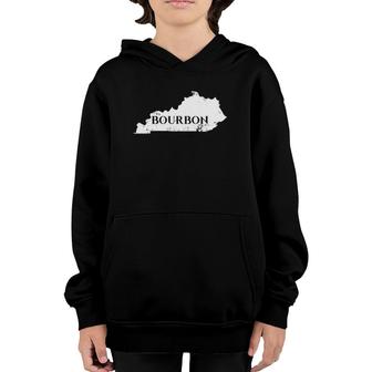 Kentucky Bourbon Ky State Drinking Home Distilled Liquor Youth Hoodie | Mazezy